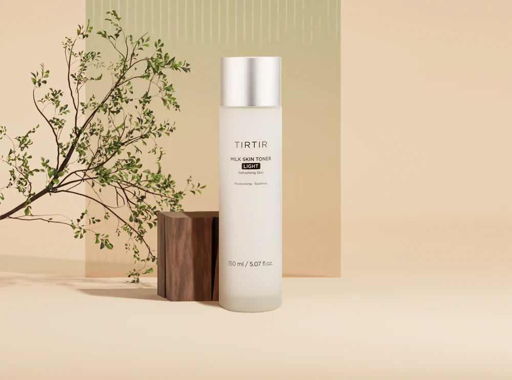 TIRTIR Milk Skin Toner 50ml Mini for glass skin and dryness control — Korean skincare available in Pakistan at Beauty Vanity