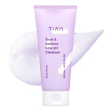 TIA'M Snail & Azulene Low pH Cleanser - Best for Sensitive Skin & Redness (Gentle Gel Wash)