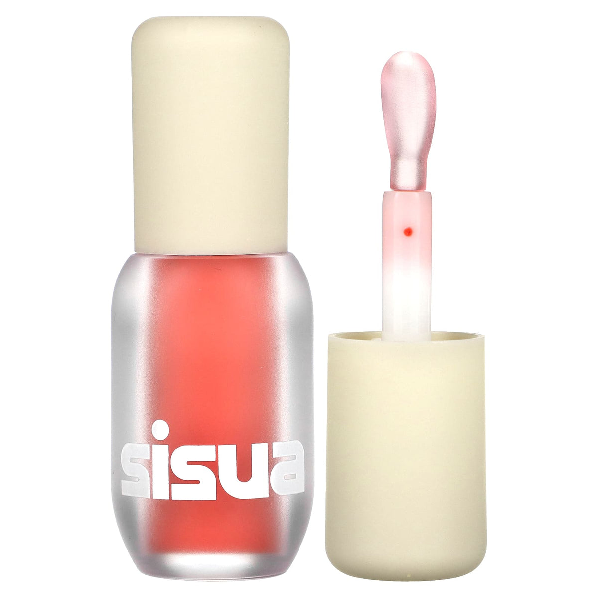 UNLEASHIA Sisua Popcorn Syrup Lip Plumper - No. 4 Honey Grapefruit (Best Coral Peach & Volumizing Gloss)