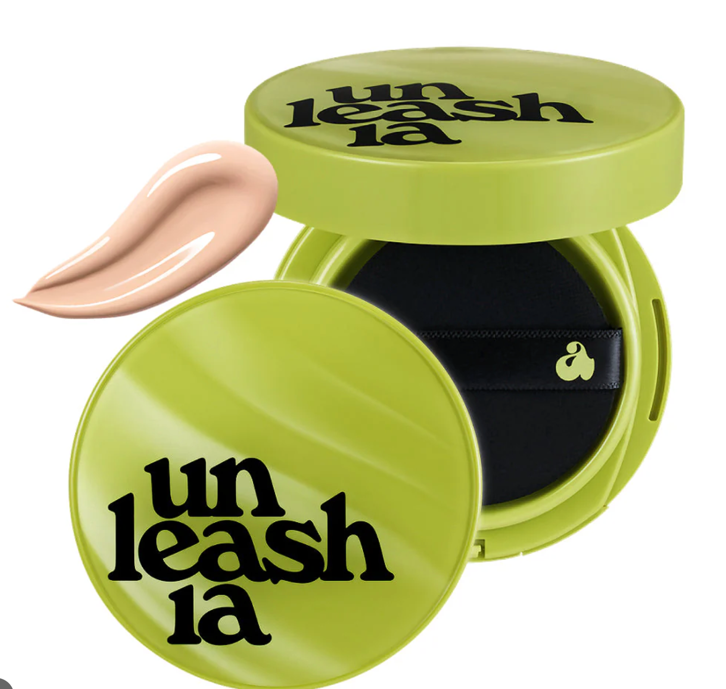 Unleashia Satin Wear Healthy Green Cushion 21N Eburnean for light neutral skin with Bakuchiol Pakistan