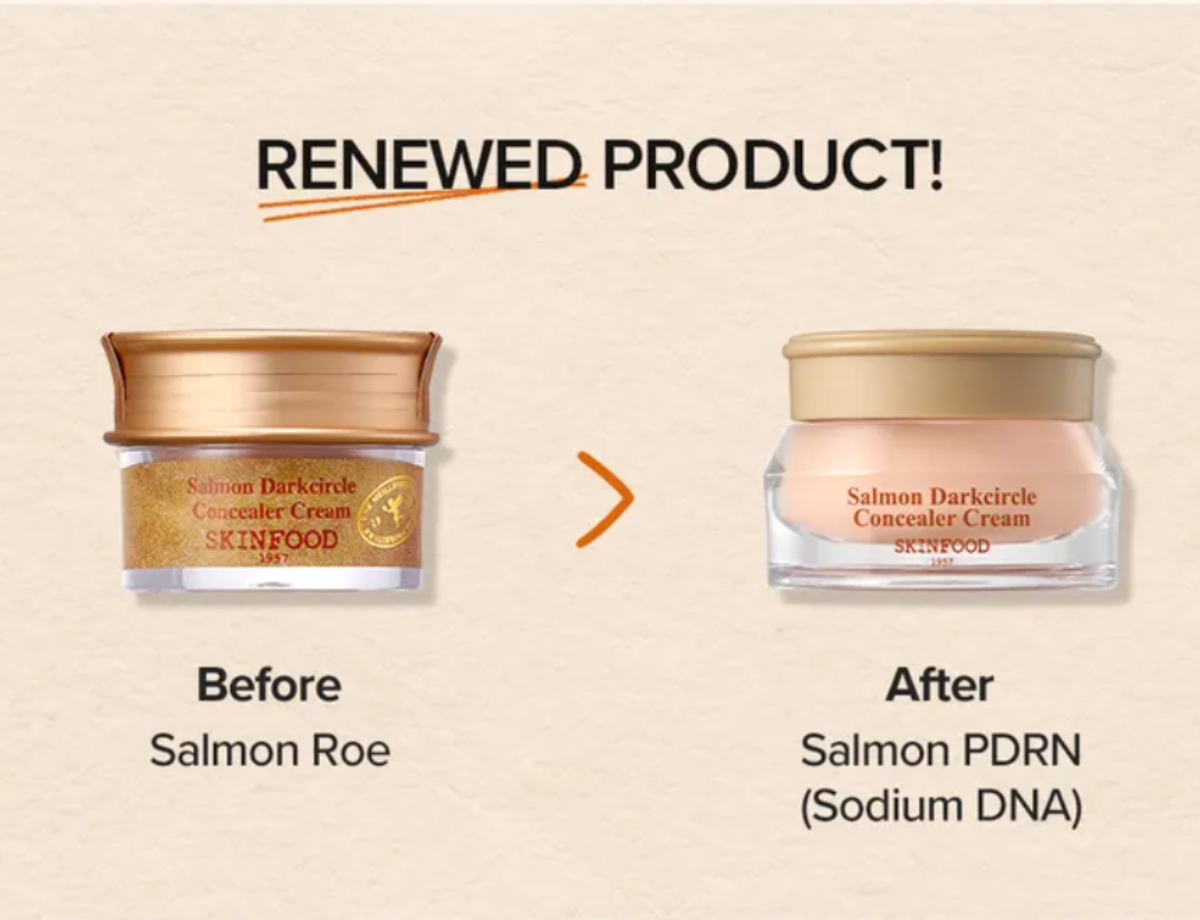 SKINFOOD Salmon Concealer Cream for Dark Circles Bright Eyes