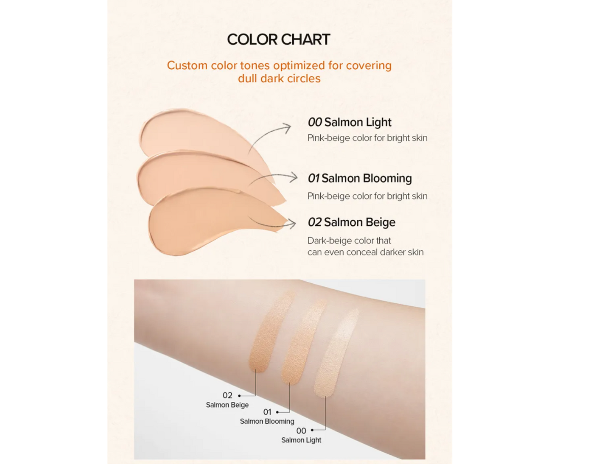 SKINFOOD Salmon Concealer Cream 01 Salmon Blooming for Dark Circles
