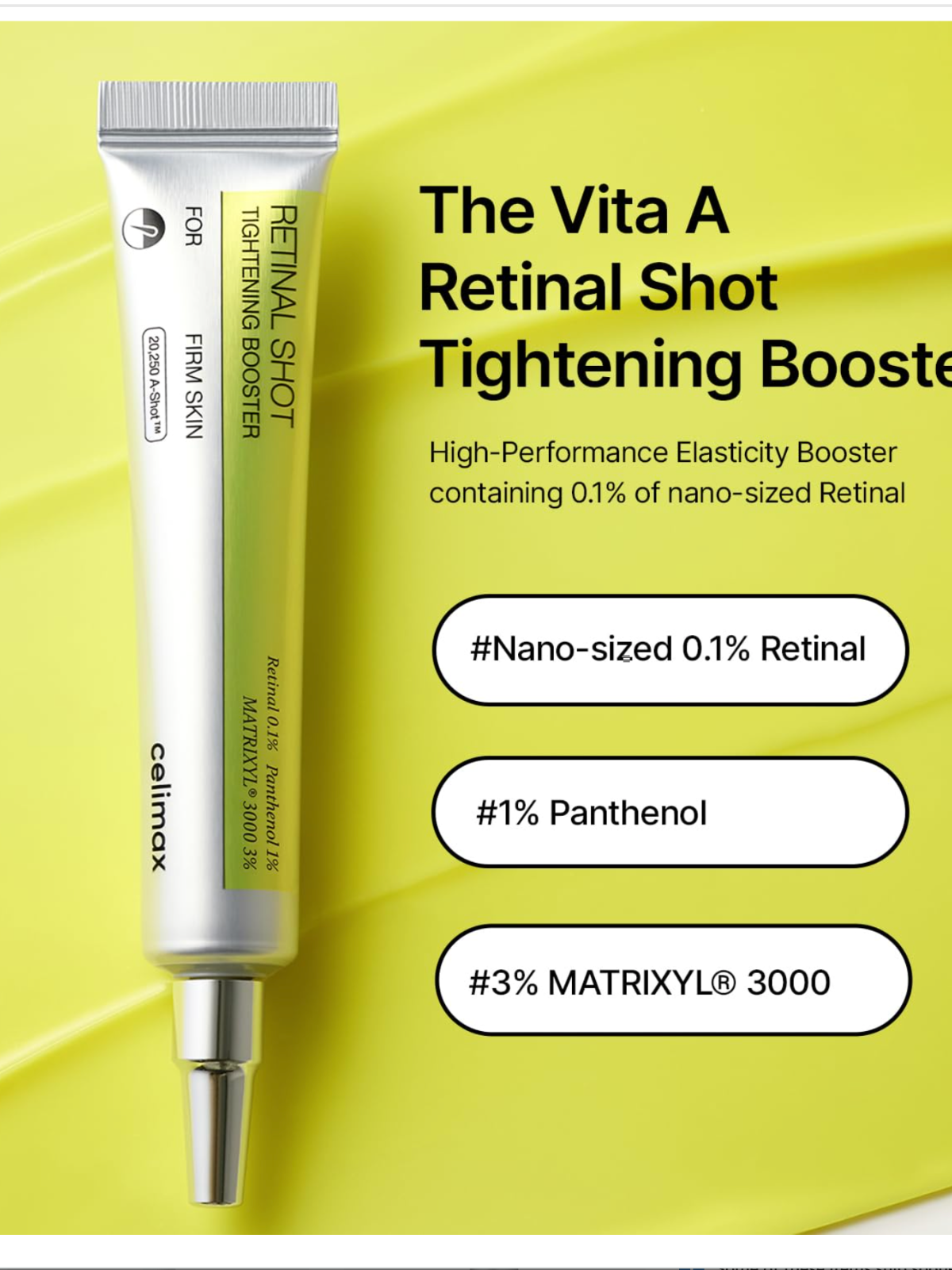 Celimax Vita A Retinal Shot 0.1% Tightening Booster 15ml