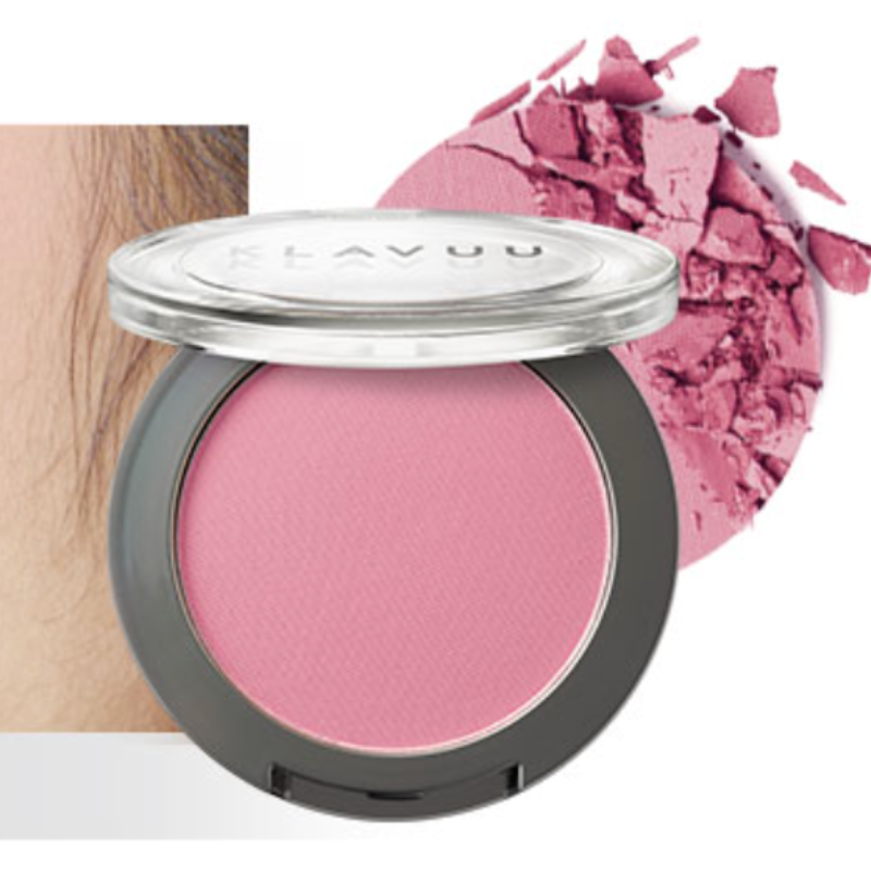 KLAVUU Urban Pearlsation Natural Powder Blusher - #01 Champagne Nude (Best Nude Glow & Highlighter)