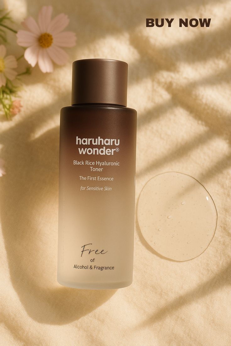 haruharu Wonder Black Rice Hyaluronic Toner for Sensitive Skin 5.1 fl.oz, Alcohol Free, Fragrance Free, Deep Hydration, Glass Skin, Korean Skincare, Vegan, Cruelty-Free