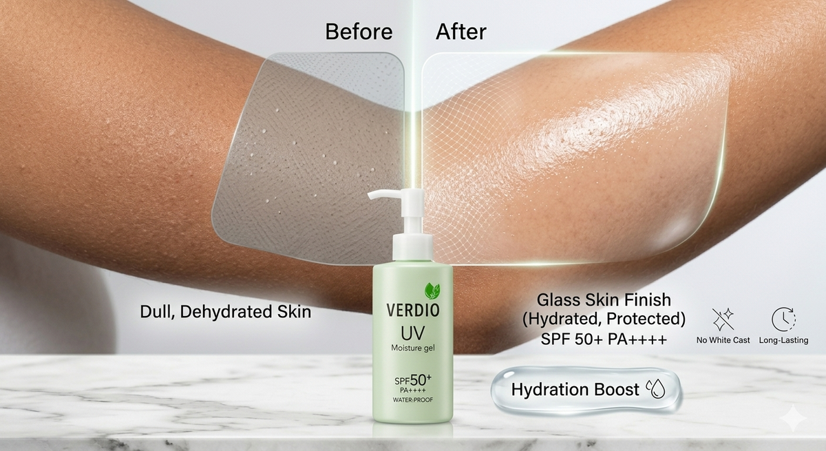Verdio UV Moisture Gel SPF50+ PA++++ Hydrating Sunscreen