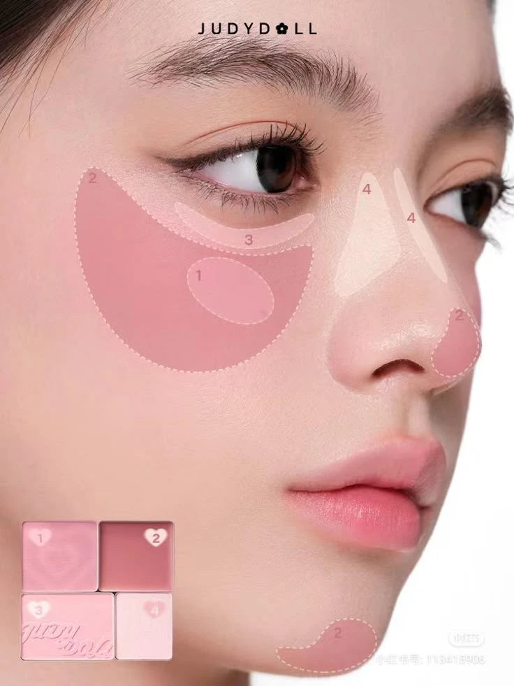 Judydoll - HOT Pretty Blush Powder Blueberry Night
