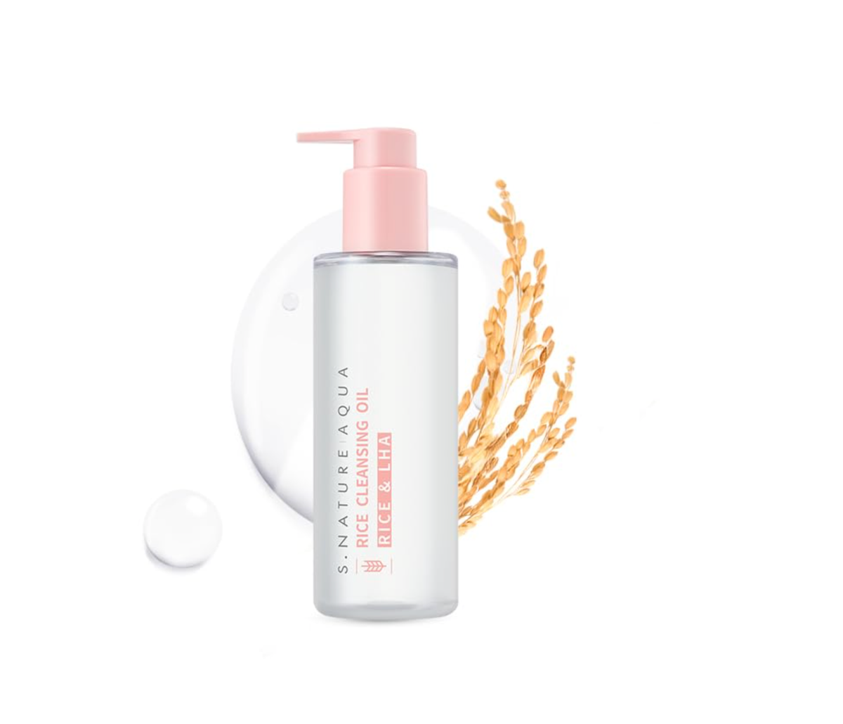 S.NATURE Aqua Rice Cleansing Oil 200ml – Original Korean Makeup Remover & Pore Cleansing Oil in Pakistan