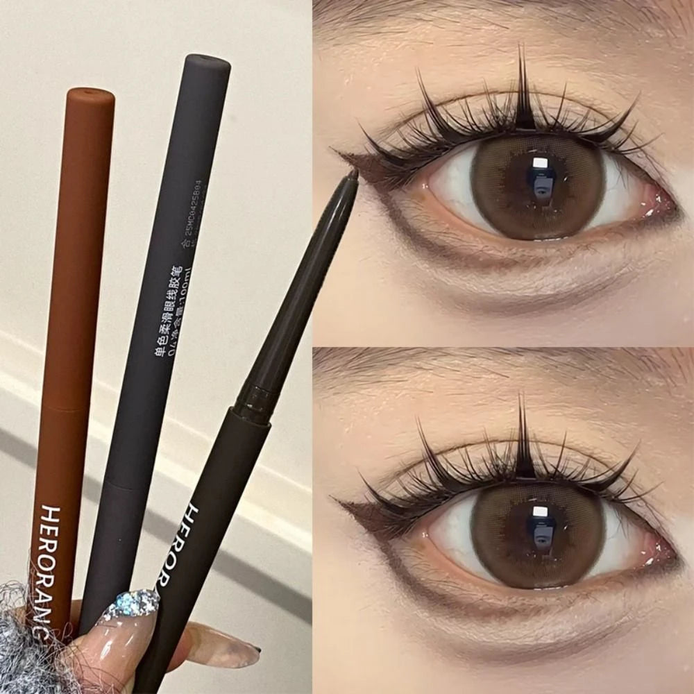 Unleashia Easy Glide Flat Eyeliner - N°2 Mood Brown (Best for Soft Natural Look)